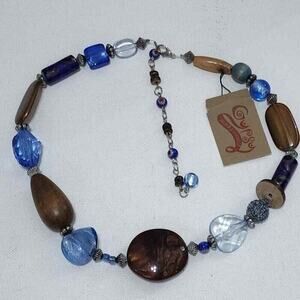 Treska funky‎ beaded necklace new